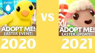 Easter Event 2020 and 2021 comparison! | Roblox Adopt Me