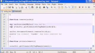 13  XML DOM Remove (Section 4 - XML)
