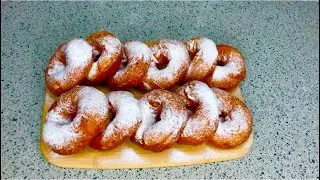 ПОНЧИКИ,мой любимый рецепт вкусных и пышных пончиков