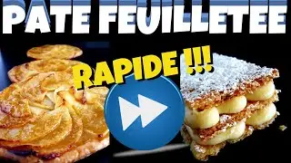 Pate Feuilletée Rapide | Bases de la pâtisserie | Plus rapide tu peux pas !