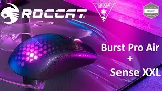 Roccat Burst Pro Air Gaming Mouse & Roccat Sense Icon XXL Mouse Pad - Roccat Swarm - Unboxing