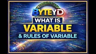 What is a Variable in Programming? | Rules of Variables Explained for Beginners | 