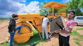 Road Roller Ko Khol Diya😱