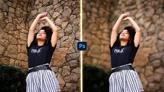 How to add realistic blur to background in photoshop