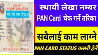How to Check Your PAN Card Status Online