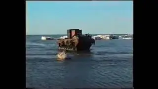 Работа во льдах острова Колгуев.