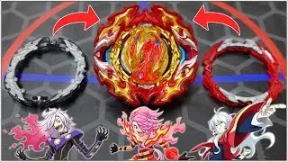 TRIPLE PHOENIX ARMOR! Prominence Phoenix + Revive Phoenix + Dead Phoenix Armor! Beyblade Burst DB