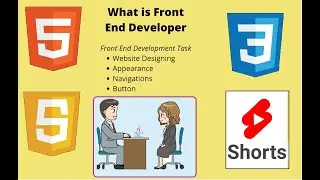 What is Front End Developer | Full Stack Web Developer | Most Asked Interview Question | HTML CSS Js