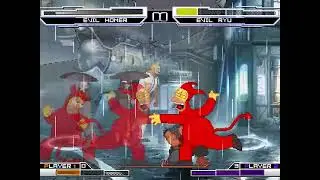 [KOF MUGEN] Evil Homer Vs Evil Ryu