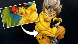Making FALSE SUPER SAIYAN GOKU into a figure! Repainting this CRAZY FORM from DBZ Lord Slug Movie!