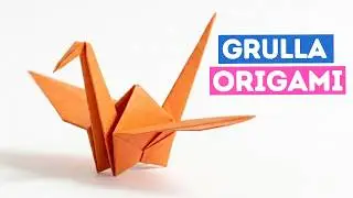 Cómo hacer una grulla de papel con origami ¡Fácil! Tutorial paso a paso