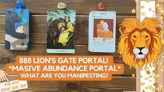 *888* Lion's Gate Portal! What Are You Manifesting?✨😍✨