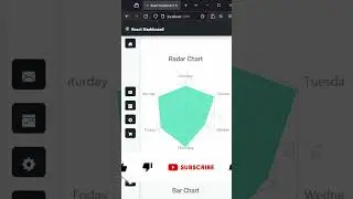React JS Admin Dashboard | Bootstrap 5 Web Design #website #coding #shorts