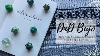 DnD Journal Character Logs, Notes, Maps, and More