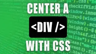 Learn How To Center A Div QUICK & EASY | HTML CSS
