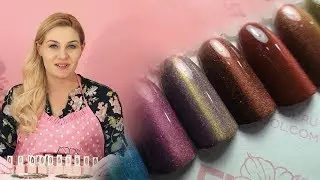 Review of the E.MiLac Magnetic Gel. Nail Design using magnet.