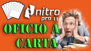 Pasar de Carta a Oficio en un PDF | Nitro Pro 11