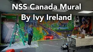 NSS Canada new office mural by Ivy Ireland