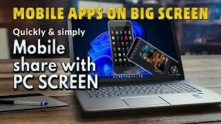 Amazing Tricks - Master Your Mobile Screen Share With PC  #mobile  #mobileediting #mobiletricks