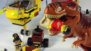 LEGO DINO 5886 T-Rex Hunter 2012 set  review Tyrannosaurus Rex Dinosaur