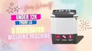 LG 7 Kg 5 Star Wind Jet Dry Semi-Automatic Top Loading Washing Machine #LG #WashingMachine
