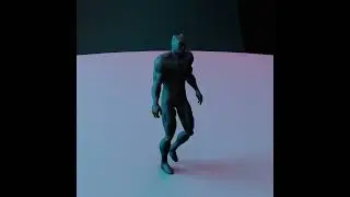 Black Panther 3d walk animation