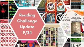 Challenge Update (September 24) #readingchallenge #booktube #smallbooktuber