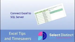 Connect Excel to SQL Server and refresh your data
