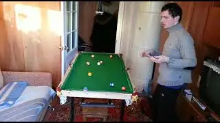 8 шаров с кия. Играю в Пул