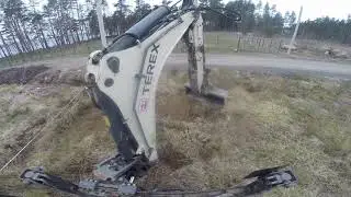 Terex tlb840. Разработка загородного участка