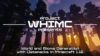 Minecraft world generation datapack demo 1.16