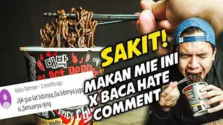CHALLENGE GHOST PEPPER NOODLES + BACA COMMENT HATERS - AUTO NYESEK  - Ghost pepper noodles indonesia