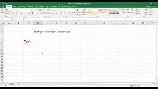 How to clear formatting in Microsoft Excel