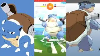 Pokemon go -  Blastoise Duo (Sunny Weather)