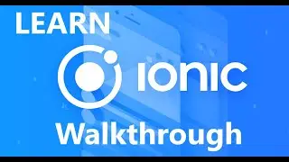 Ionic Framework 5 Walkthrough ENGLISH | Beginner to Pro