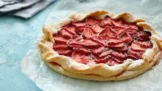ГАЛЕТА с КЛУБНИКОЙ. Вкуснейший клубничный пирог. Готовится легко и просто. Летние десерты.