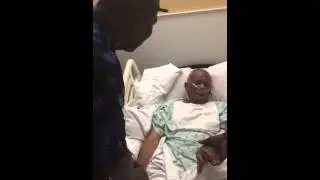 Grandad praying to uncle George before he died R.i.p