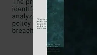 Violation Analysis, Cybersecurity Mini Dictionary 