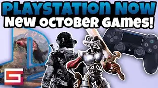 PlayStation Now News - New Games Coming For October 2020