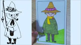 SNUFKIN (SPEED COLOR) MOOMINS