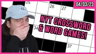 🔴 [4/3] NYT CROSSWORD, WORDLE & WORD GAMES! MONDAY APRIL 3RD