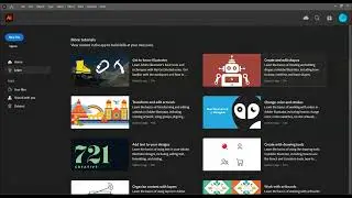 Adobe Illustrator Learn tutorials overview
