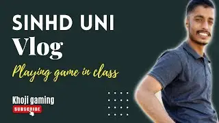 Playing game in classroom😳Sindh university | khoji gaming