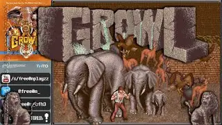 GROWL (1990) - #ARCADE VIDEO GAME | ルナーク Runāku | WALKTHROUGH RETROGAMING