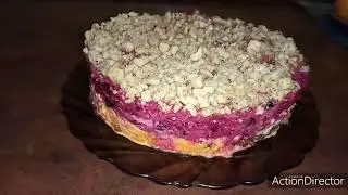 Салат Любовница с  черносливом и изюмом！Из простых и доступных продуктов！