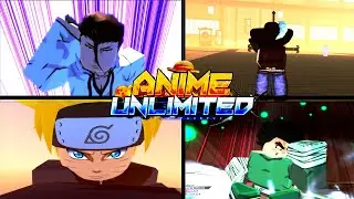 All 5 Character Showcase In Update 6 | Anime Unlimited