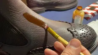 How to Recolor Leather Shoes. Chelsea Boots “Santoni”.
