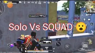 When they hunt Me! | Solo Vs Squad Ace Rank - PUBG Mobile