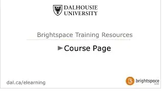 Course Page