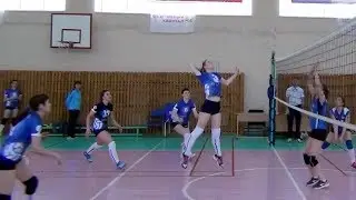 Волейбол на фестивале медвузов. Эпизоды игры ИжГМА — СамГМУ